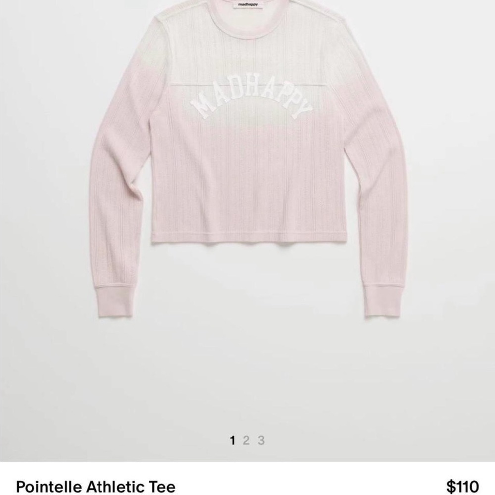 Madhappy Pink Long Sleeve Tee